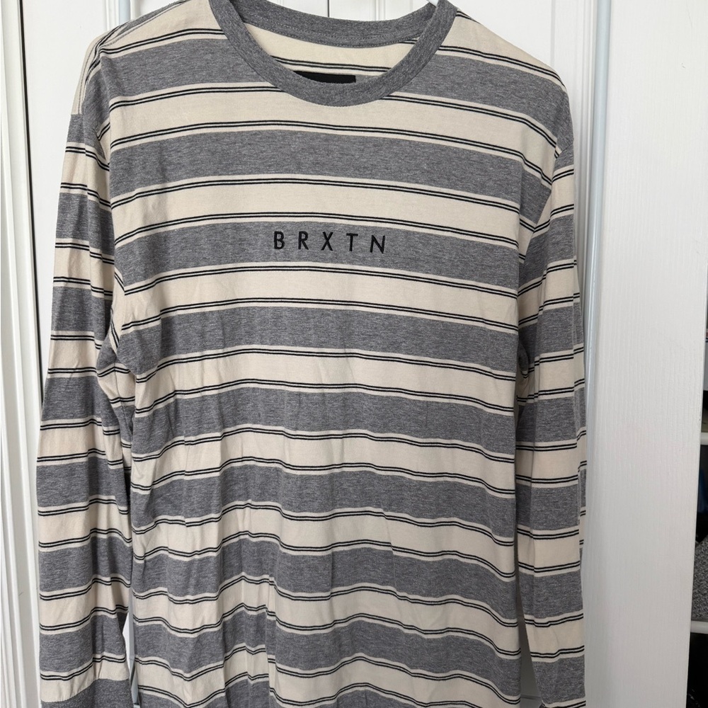 Brixton long sleeve striped shirt